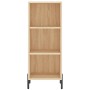 Aparador de madera de ingeniería roble Sonoma 34,5x32,5x90 cm de vidaXL, Aparadores - Ref: Foro24-828743, Precio: 48,73 €, De...