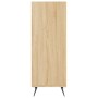 Estantería madera de ingeniería roble Sonoma 34,5x32,5x90 cm de vidaXL, Aparadores - Ref: Foro24-828703, Precio: 48,21 €, Des...