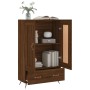 Aparador alto madera de ingeniería roble marrón 69,5x31x115 cm de vidaXL, Aparadores - Ref: Foro24-830299, Precio: 82,99 €, D...