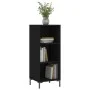 Aparador de madera de ingeniería negro 34,5x32,5x90 cm de vidaXL, Aparadores - Ref: Foro24-828733, Precio: 50,34 €, Descuento: %