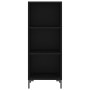 Aparador de madera de ingeniería negro 34,5x32,5x90 cm de vidaXL, Aparadores - Ref: Foro24-828733, Precio: 48,79 €, Descuento: %