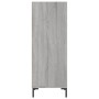 Aparador de madera de ingeniería gris Sonoma 34,5x32,5x90 cm de vidaXL, Aparadores - Ref: Foro24-828738, Precio: 48,79 €, Des...