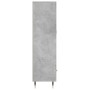 Aparador alto madera de ingeniería gris hormigón 69,5x31x115 cm de vidaXL, Aparadores - Ref: Foro24-830304, Precio: 80,68 €, ...