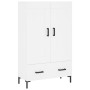 Tall white engineered wood sideboard 69.5x31x115 cm by vidaXL, Sideboards - Ref: Foro24-830324, Price: 87,12 €, Discount: %