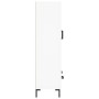 Tall white engineered wood sideboard 69.5x31x115 cm by vidaXL, Sideboards - Ref: Foro24-830324, Price: 87,12 €, Discount: %