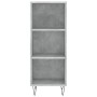 Aparador de madera de ingeniería gris hormigón 34,5x32,5x90 cm de vidaXL, Aparadores - Ref: Foro24-828728, Precio: 43,34 €, D...