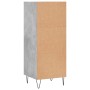 Aparador de madera de ingeniería gris hormigón 34,5x32,5x90 cm de vidaXL, Aparadores - Ref: Foro24-828728, Precio: 43,34 €, D...