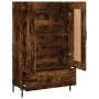 Tall sideboard engineered wood smoked oak 69.5x31x115 cm by vidaXL, Sideboards - Ref: Foro24-830329, Price: 85,32 €, Discount: %