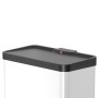 Hailo Oko Duo Plus pedal bucket size L 17+9 l white 0630-230 by Hailo, Garbage cans and trash cans - Ref: Foro24-415427, Pric...