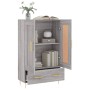 Tall Sonoma gray engineered wood sideboard 69.5x31x115 cm by vidaXL, Sideboards - Ref: Foro24-830314, Price: 68,99 €, Discoun...