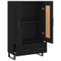 Aparador alto madera de ingeniería negro 69,5x31x115 cm de vidaXL, Aparadores - Ref: Foro24-830349, Precio: 108,83 €, Descuen...