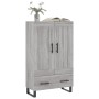 Aparador alto madera de ingeniería gris Sonoma 69,5x31x115 cm de vidaXL, Aparadores - Ref: Foro24-830354, Precio: 73,82 €, De...