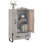 Aparador alto madera de ingeniería gris Sonoma 69,5x31x115 cm de vidaXL, Aparadores - Ref: Foro24-830354, Precio: 73,82 €, De...