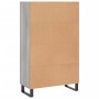 Aparador alto madera de ingeniería gris Sonoma 69,5x31x115 cm de vidaXL, Aparadores - Ref: Foro24-830354, Precio: 73,82 €, De...