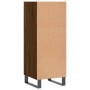 Aparador de madera de ingeniería marrón roble 34,5x32,5x90 cm de vidaXL, Aparadores - Ref: Foro24-828763, Precio: 50,37 €, De...