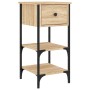 Sonoma oak engineered wood bedside table 34x36x70 cm by vidaXL, Nightstands - Ref: Foro24-825975, Price: 53,29 €, Discount: %