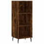 Aparador de madera de ingeniería roble ahumado 34,5x32,5x90 cm de vidaXL, Aparadores - Ref: Foro24-828753, Precio: 51,53 €, D...