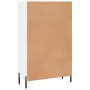 Aparador alto madera de ingeniería blanco brillo 69,5x31x115 cm de vidaXL, Aparadores - Ref: Foro24-830334, Precio: 99,10 €, ...