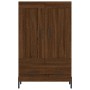 Aparador alto madera de ingeniería roble marrón 69,5x31x115 cm de vidaXL, Aparadores - Ref: Foro24-830339, Precio: 68,99 €, D...