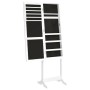 Mirror with jewelry box standing white 42x38x152 cm by vidaXL, Mirrors - Ref: Foro24-353256, Price: 100,68 €, Discount: %