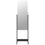 Mirror with black standing jewelry box 42x38x152 cm by vidaXL, Mirrors - Ref: Foro24-353257, Price: 125,96 €, Discount: %