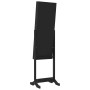 Espejo con joyero de pie negro 42x38x152 cm de vidaXL, Espejos - Ref: Foro24-353257, Precio: 125,96 €, Descuento: %