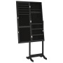 Mirror with black standing jewelry box 42x38x152 cm by vidaXL, Mirrors - Ref: Foro24-353257, Price: 125,96 €, Discount: %