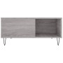 Sonoma gray plywood coffee table 80x80x36.5 cm by vidaXL, Coffee table - Ref: Foro24-830786, Price: 57,95 €, Discount: %