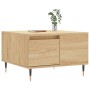 Oak Sonoma plywood coffee table 55x55x36.5 cm by vidaXL, Coffee table - Ref: Foro24-830751, Price: 53,99 €, Discount: %