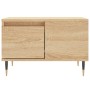 Oak Sonoma plywood coffee table 55x55x36.5 cm by vidaXL, Coffee table - Ref: Foro24-830751, Price: 53,99 €, Discount: %