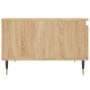 Oak Sonoma plywood coffee table 55x55x36.5 cm by vidaXL, Coffee table - Ref: Foro24-830751, Price: 53,99 €, Discount: %