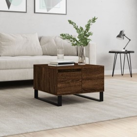 Brown oak plywood coffee table 55x55x36.5 cm by vidaXL, Coffee table - Ref: Foro24-830771, Price: 60,99 €, Discount: %