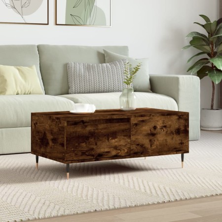 Smoked oak plywood coffee table 90x50x36.5 cm by vidaXL, Coffee table - Ref: Foro24-830801, Price: 48,99 €, Discount: %