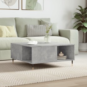 Concrete gray plywood coffee table 80x80x36.5 cm by vidaXL, Coffee table - Ref: Foro24-830776, Price: 57,55 €, Discount: %