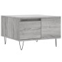 Sonoma gray plywood coffee table 55x55x36.5 cm by vidaXL, Coffee table - Ref: Foro24-830762, Price: 53,99 €, Discount: %