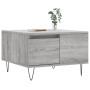 Sonoma gray plywood coffee table 55x55x36.5 cm by vidaXL, Coffee table - Ref: Foro24-830762, Price: 53,99 €, Discount: %