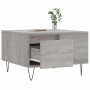 Sonoma gray plywood coffee table 55x55x36.5 cm by vidaXL, Coffee table - Ref: Foro24-830762, Price: 53,99 €, Discount: %