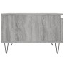 Mesa de centro madera contrachapada gris Sonoma 55x55x36,5 cm de vidaXL, Mesas de centro - Ref: Foro24-830762, Precio: 53,87 ...