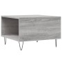 Mesa de centro madera contrachapada gris Sonoma 55x55x36,5 cm de vidaXL, Mesas de centro - Ref: Foro24-830762, Precio: 53,87 ...