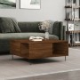 Oak brown plywood coffee table 80x80x36.5 cm by vidaXL, Coffee table - Ref: Foro24-830787, Price: 52,14 €, Discount: %