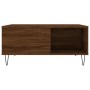 Oak brown plywood coffee table 80x80x36.5 cm by vidaXL, Coffee table - Ref: Foro24-830787, Price: 58,99 €, Discount: %