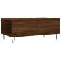 Mesa de centro madera contrachapada marrón roble 90x50x36,5 cm de vidaXL, Mesas de centro - Ref: Foro24-830811, Precio: 49,50...