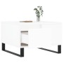 Plywood white glossy coffee table 55x55x36.5 cm by vidaXL, Coffee table - Ref: Foro24-830766, Price: 79,99 €, Discount: %