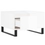 Plywood white glossy coffee table 55x55x36.5 cm by vidaXL, Coffee table - Ref: Foro24-830766, Price: 79,99 €, Discount: %