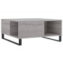 Mesa de centro madera contrachapada gris Sonoma 80x80x36,5 cm de vidaXL, Mesas de centro - Ref: Foro24-830794, Precio: 83,99 ...