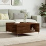 Oak brown plywood coffee table 80x80x36.5 cm by vidaXL, Coffee table - Ref: Foro24-830779, Price: 72,09 €, Discount: %