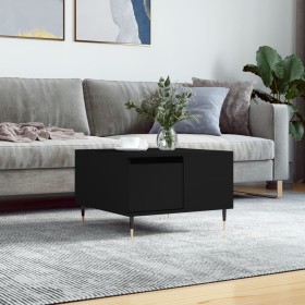 Black plywood coffee table 55x55x36.5 cm by vidaXL, Coffee table - Ref: Foro24-830749, Price: 55,99 €, Discount: %