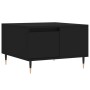 Mesa de centro madera contrachapada negro 55x55x36,5 cm de vidaXL, Mesas de centro - Ref: Foro24-830749, Precio: 55,24 €, Des...