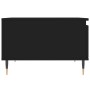 Mesa de centro madera contrachapada negro 55x55x36,5 cm de vidaXL, Mesas de centro - Ref: Foro24-830749, Precio: 55,24 €, Des...