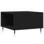 Mesa de centro madera contrachapada negro 55x55x36,5 cm de vidaXL, Mesas de centro - Ref: Foro24-830749, Precio: 55,24 €, Des...